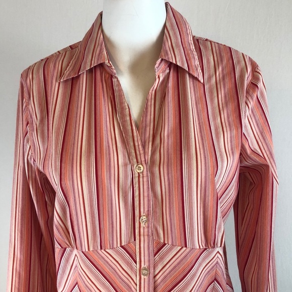 Tailor B. Moss Stretch Strip Button Down - Picture 4 of 8